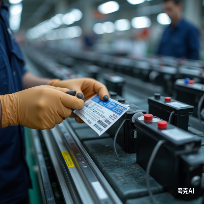 汽车整车制造，零部件条码标签